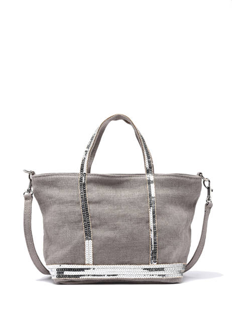 Cross Body Tas Baby Cabas Linnen Vanessa bruno Grijs cabas lin 31V40410
